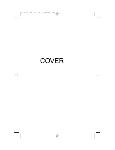 Uniden Grant LT SSB/AM Mobile Transceiver User Manual - cover page