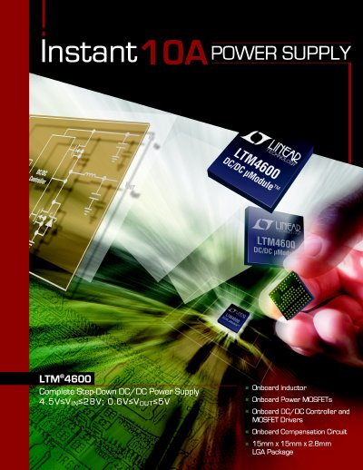 Linear Technology LTM4600 Instant Power Supply Handout - cover page