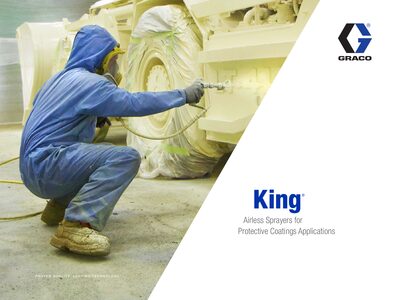Graco King XL Series Airless Sprayer Product Leaflet - cover page