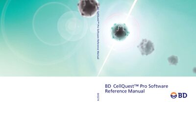 BD CellQuest Pro Software Reference Manual - cover page
