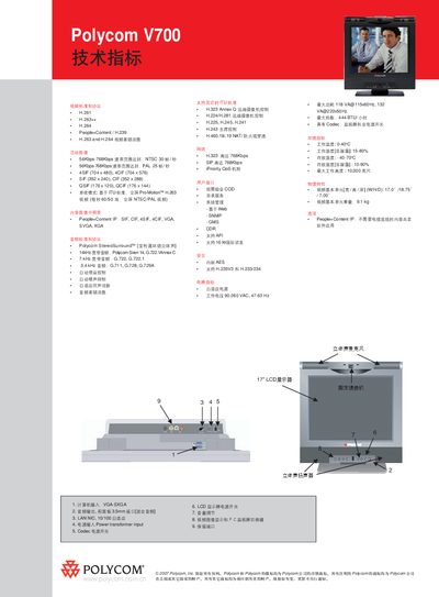 Polycom V700 User Manual - cover page