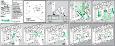 Schneider Compact NS400-630 / NSJ400-600 / CVS400-630 Installation Guide