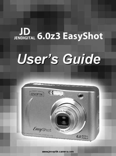 Jenoptik 6.0z3 EasyShot User Manual - cover page
