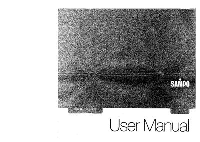 Sampo AD-W301FB Dehumidifier User Manual - cover page