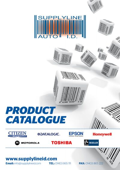 Datalogic Gryphon GD4100 Barcode Scanner Product Catalog - cover page