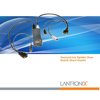 SecureLinx Spider Duo Quick Start Guide