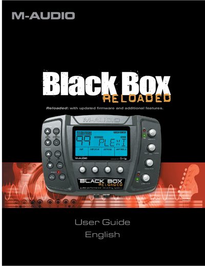 M-Audio Black Box RELOADED User Guide - cover page