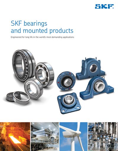 SKF Bearings and Mounted Products Catalog - cover page