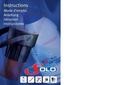 No Climb Solo 100/108 Telescopic Pole Instruction Manual - cover page