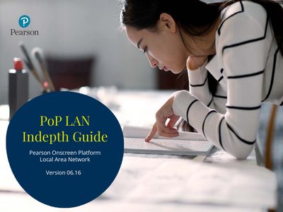Pearson Onscreen Platform Local Area Network Version 06.16 User Guide - cover page