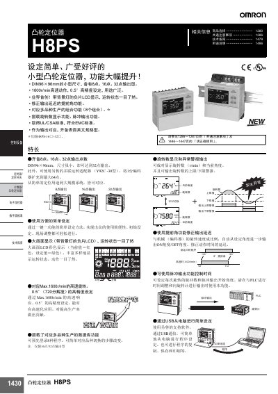 Omron H8PS Cam Locator Guide - cover page