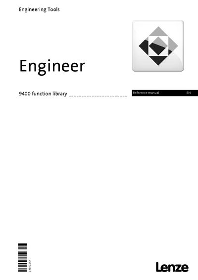Lenze 9400 Function Library Reference Manual