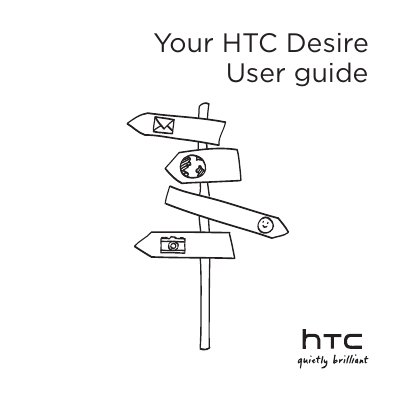 HTC Desire User Guide - cover page