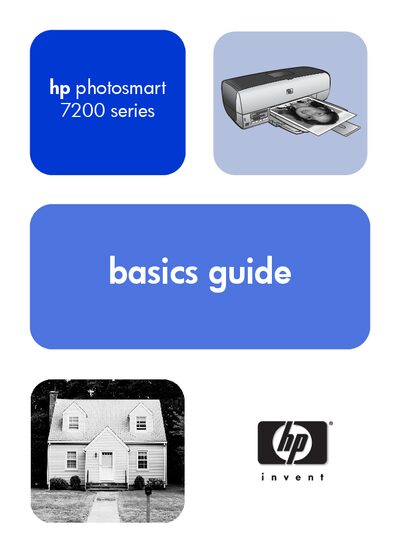 HP Photosmart 7200 Series Basics Guide