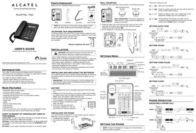 Alcatel T50-EX Phone User Guide