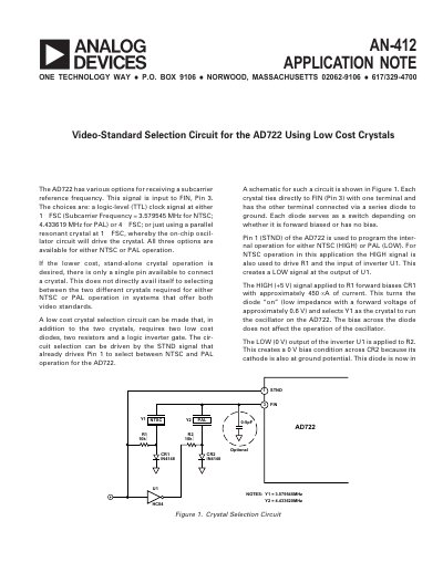 ANALOG DEVICES AN-412 handbook