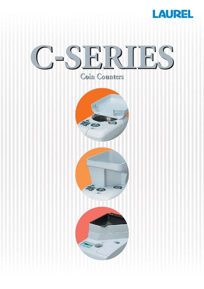 Laurel C-Series Coin Counter Product Specification and User Manual - cover page