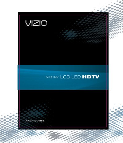 VIZIO M421NV HDTV User Manual - cover page