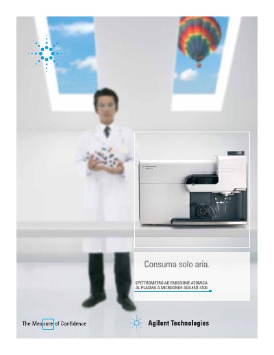 Agilent MP-AES 4100 Atomic Emission Spectrometer Brochure