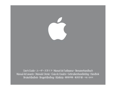 Apple iMac G4 Flat Panel 15-inch User's Guide - cover page