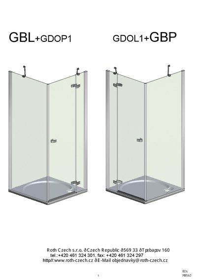 GBL GBP Datasheet - cover page