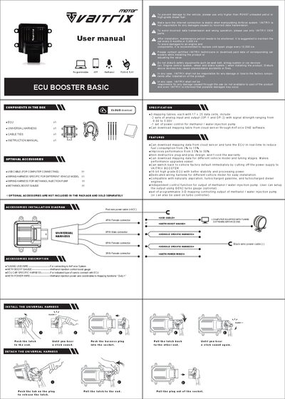 VAITRIX BOOSTER User Manual - cover page