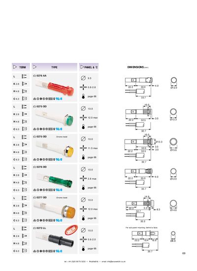 ARCOLECTRIC SWITCHES - 53.7 3.3 8.3 14.9 32.2 22.2 &Oslash;14.6 33.7 4.0 33.0 22.2 &Oslash;12.0 32.5 22.2 16.0 32.7 3.0 &Oslash;13.3 3.5 32.5 - cover page