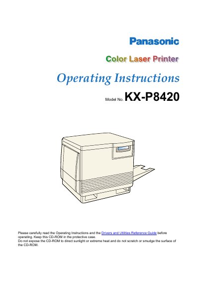 Panasonic KX-8420 guide