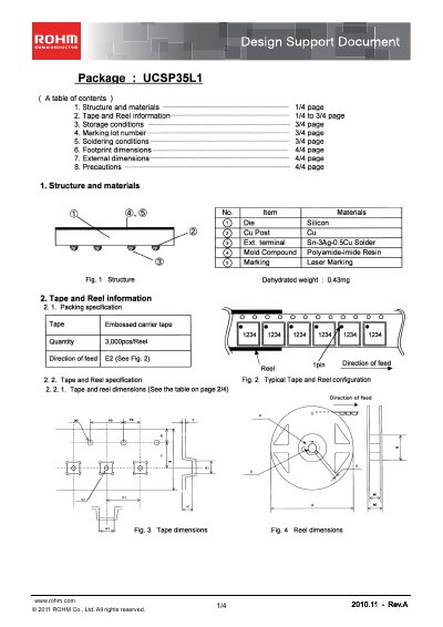 ROHM VCSP35L1 handbook - cover page
