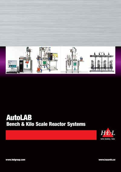 Hel AutoLAB Bench & Kilo Scale Reactor Systems Product Brochure - cover page