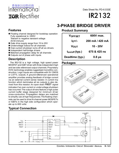 International Rectifier IR212 handbook