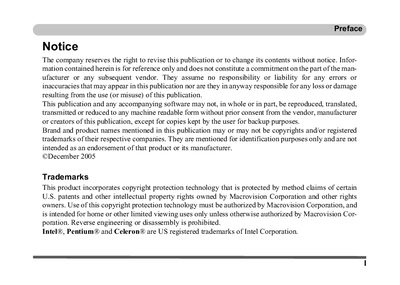 Laptop User Manual - cover page