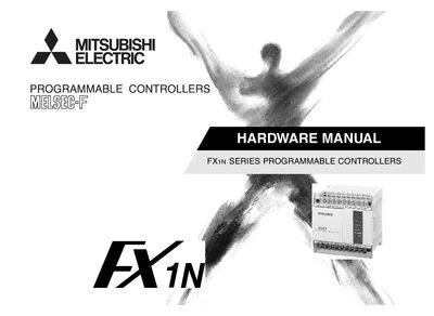 Mitsubishi FX1N Series Programmable Controllers Hardware Manual - cover page