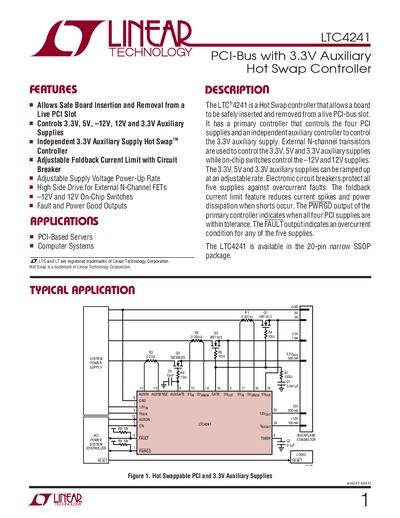 Linear Technology LTC4241 Handbook - cover page