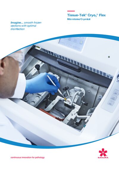 Tissue‑Tek Cryo3 Flex Microtome Cryostat Product Leaflet - cover page