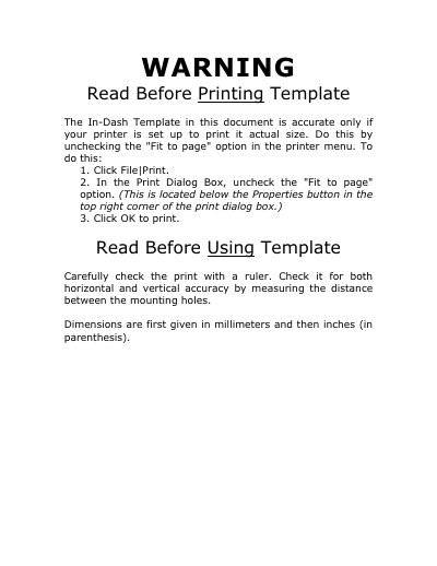 LEI FM-4-DASH adapter suites Manual - cover page
