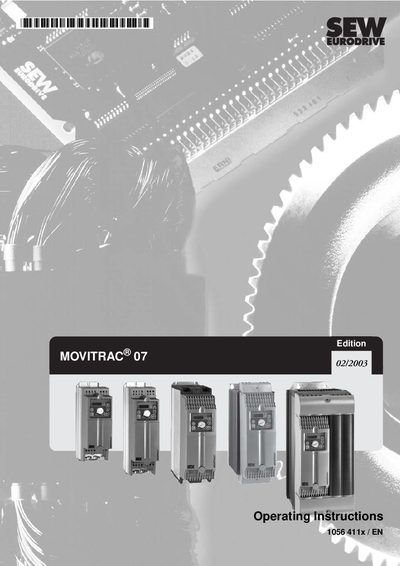 SEW MOVITRAC-07 Frequency Inverter Operating Instructions