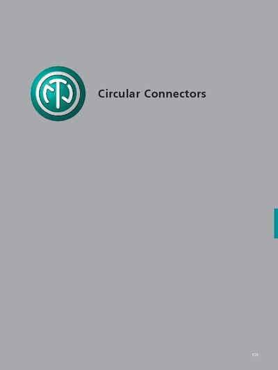 Neutrik Circular Connectors Product Catalog - cover page