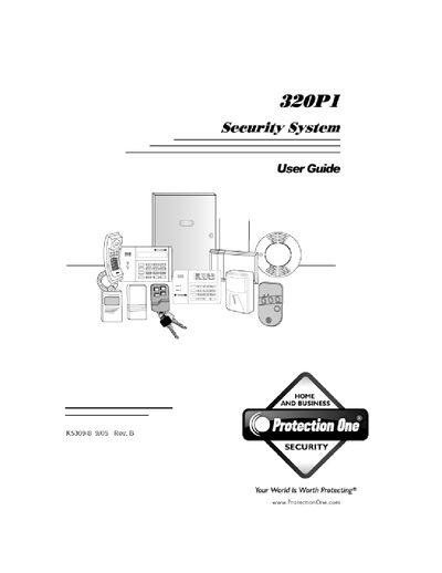 Protection One 320P1 Security System User Manual