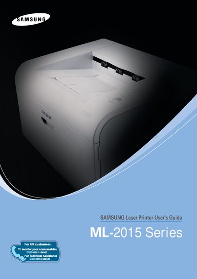 Samsung ML-2015 Series Laser Printer User's Guide