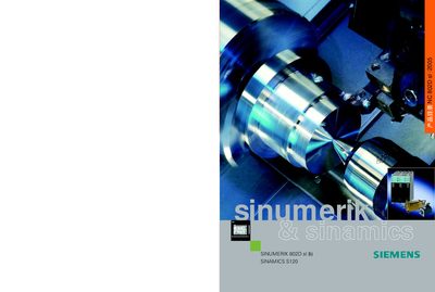 Siemens SINUMERIK 802D sl SINAMICS S120 Product Manual - cover page