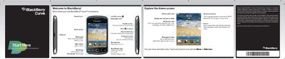 BlackBerry Curve 9380 Smartphone Start Here Manual - cover page