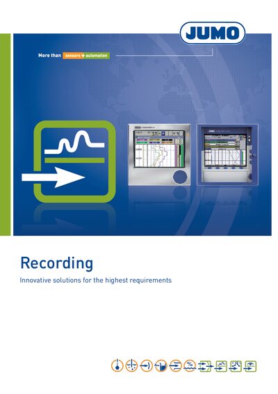JUMO LOGOSCREEN Paperless Recorder Product Overview - cover page
