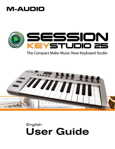 M-Audio KeyStudio 25 User Guide - cover page