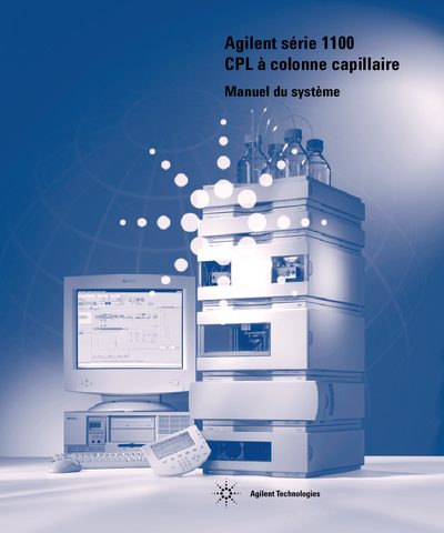 Agilent 1100 Capillary Column Chromatography System User Manual - cover page