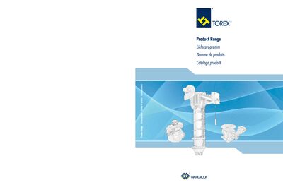 TOREX Bulk Solids Discharging and Feeding Equipment Product Range - cover page