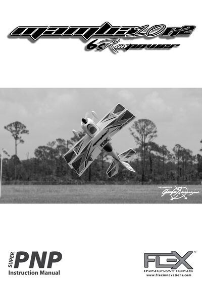 Flex Innovations Mamba 10 G2 User Manual - cover page