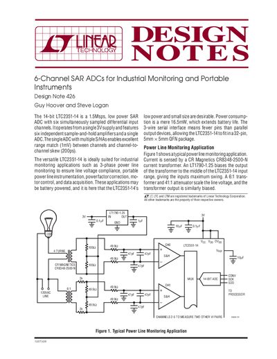 LINEAR dn426f handbook