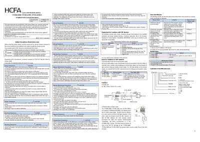 HCFA TP1050-QBBD/TP1155-QTBD/TP1155-QTBD-E HMI General Description Manual - cover page