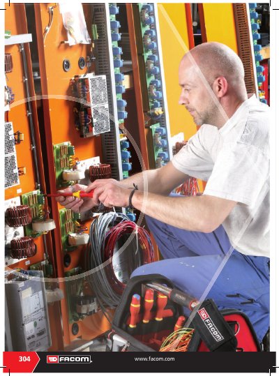 Facom Screwdriver, Male Keys & Bit Set Product Leaflet - cover page